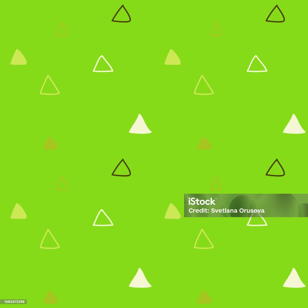 Kid Pattern Triangle Kids Triangular Seamless Pattern Stock Illustration - Download Image ...