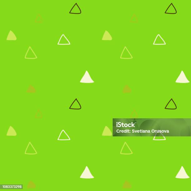 Kid Pattern Triangle Kids Triangular Seamless Pattern Stock Illustration - Download Image ...