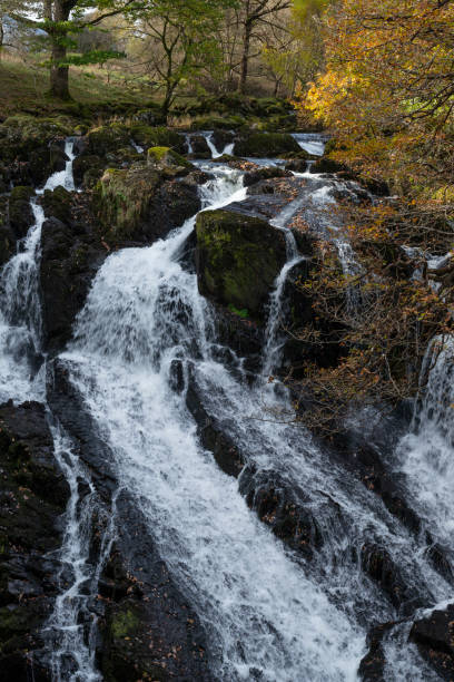 istock Swallow Waterfalls Falls in the Fall 1083380620