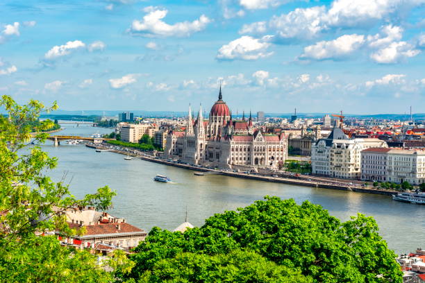istock Hungarian parliament building in Budapest 1083388014