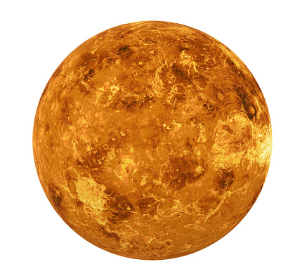 Planeta Venus aislado photo