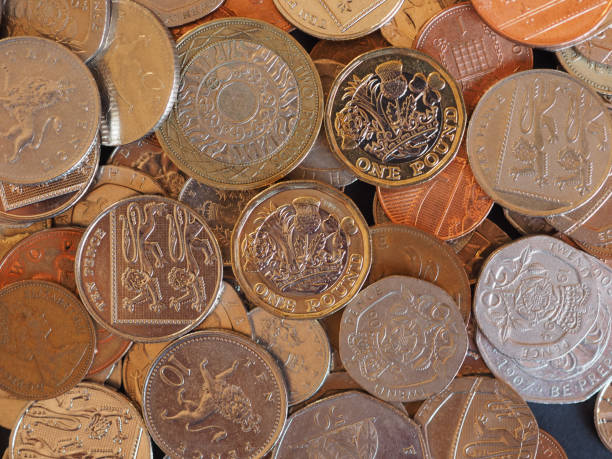 istock Pound coins, United Kingdom background 1083390170