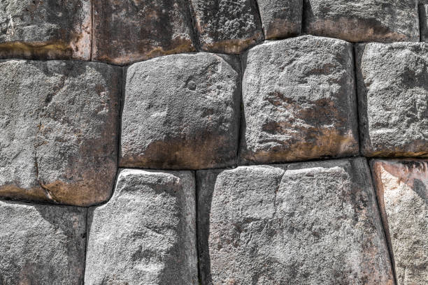 Granite blocks in the ancient fortress of the Incas are adjusted to each other with a minimum gap in which even the razor blade will not fit.