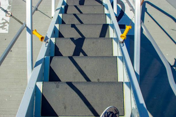 istock Copenhagen Airport arrivals steps from the plane 1083398372