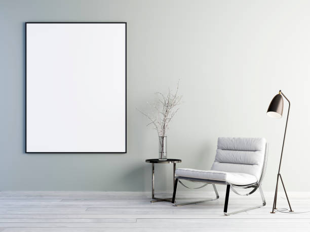 istock Mock up poster, Scandinavian design interior 1083402094