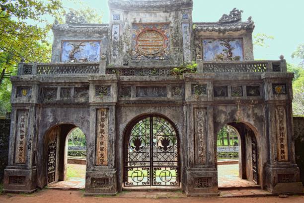 The impressive entrance to the monastery