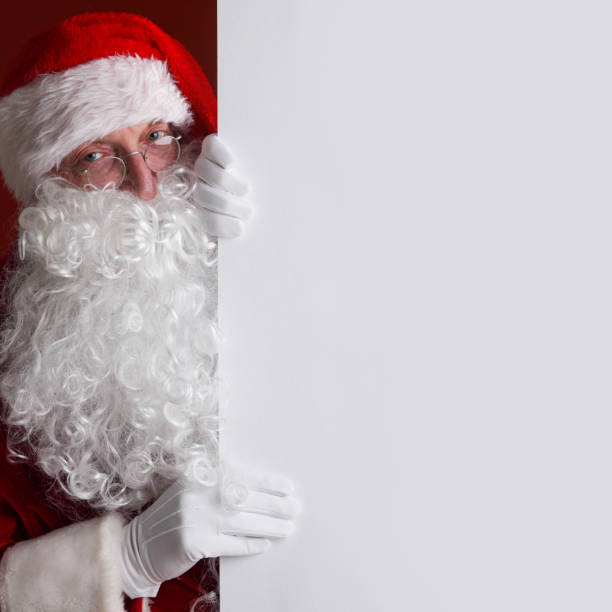 istock Santa Claus with white paper 1083415258