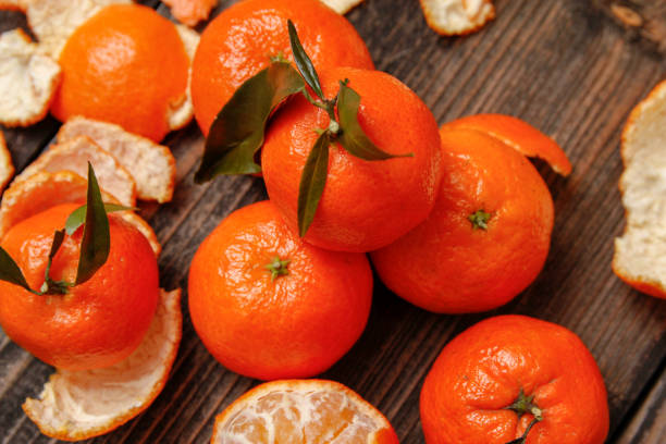istock Fresh tangerine citrus or mandarin 1083429574