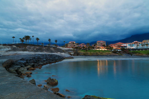 istock Beautiful night scene over the beach 1083436880