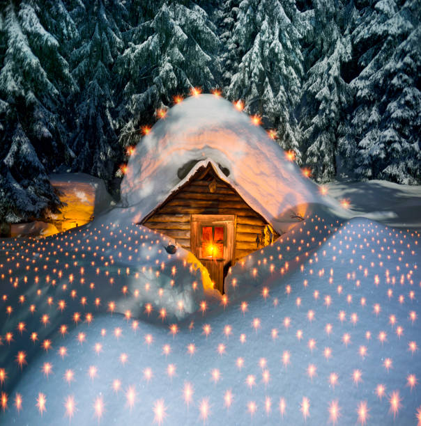 istock fairy-tale snow-covered house in the mountains 1083444202
