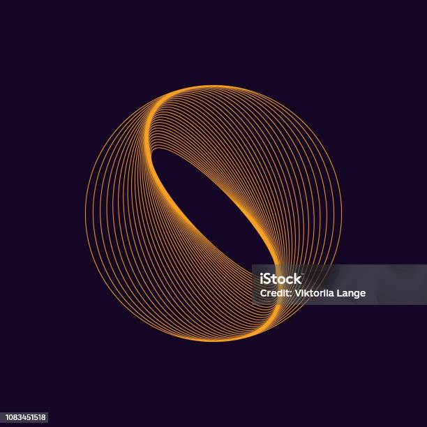Dynamic Circle Pattern Dynamic Circle Shape Abstract Modern Graphic Element Colorful Linear ...