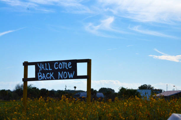 istock Exit Wooden Sign At A Sunflower Field 1083454064