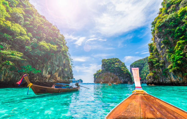 istock View of Loh Samah Bay, Phi Phi island, Thailand 1083456216