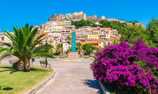 Medieval town of Castelsardo, Province of Sassari, Sardinia, Italy Medieval town of Castelsardo, Province of Sassari, Sardinia, Italy castelsardo stock pictures, royalty-free photos & images