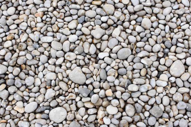 sea stones. pebbles. nautical background. texture nature background from sea pebbles. - seixo imagens e fotografias de stock