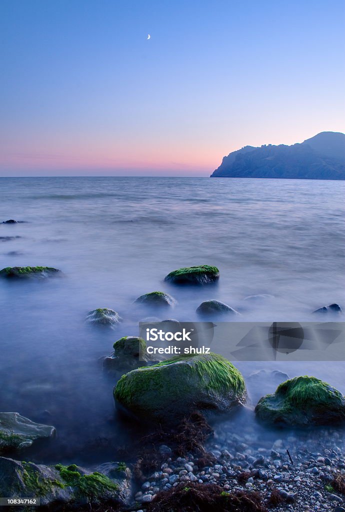 Coucher de soleil sur la mer - Photo de Crimée libre de droits