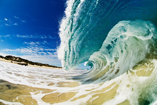 Open wave on the Central Coast of California