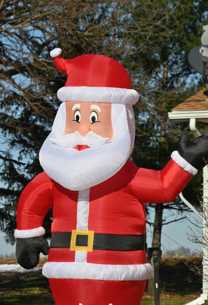 istock Big Inflated Santa 1083476774