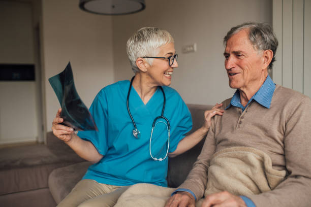 istock Nurse smiling at the patient 1083476836