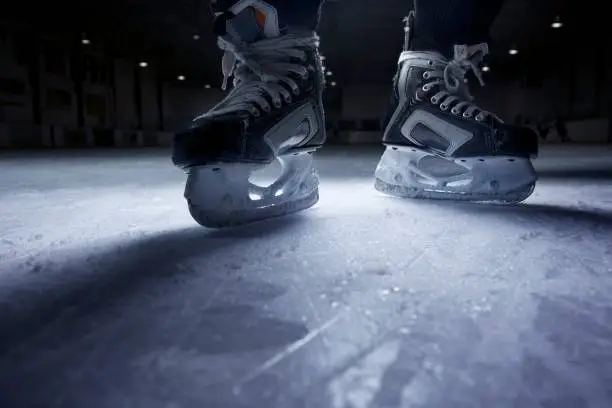 Photo of Hockey Skates on Ice