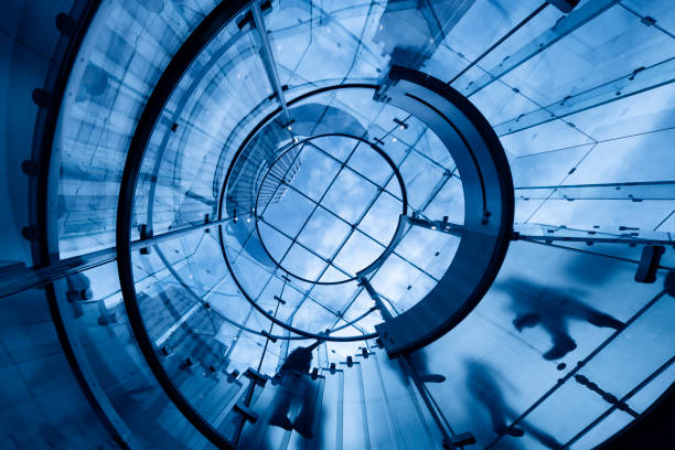 istock modern glass staircase at manhattan 108347910