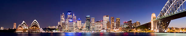 istock Sydney Harbour Bridge and City Skyline in Australia 108347911