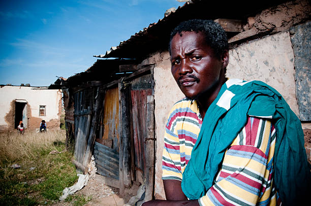 Schlechte afrikanische Mann – Foto