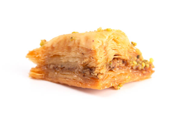 istock Sweet Classic Baklava on a White Background 1083481466
