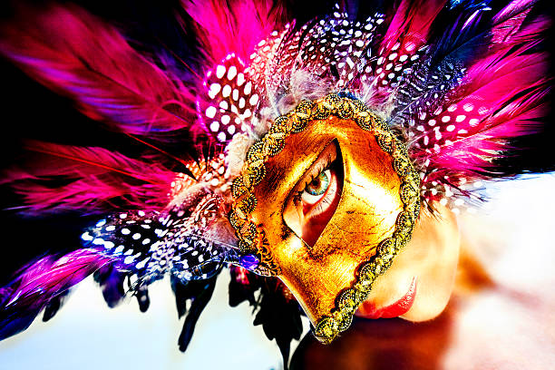 istock Girl with the mask 108348239