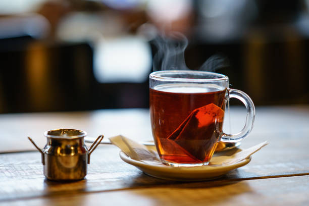 istock Cup of English tea whit milk 1083483098
