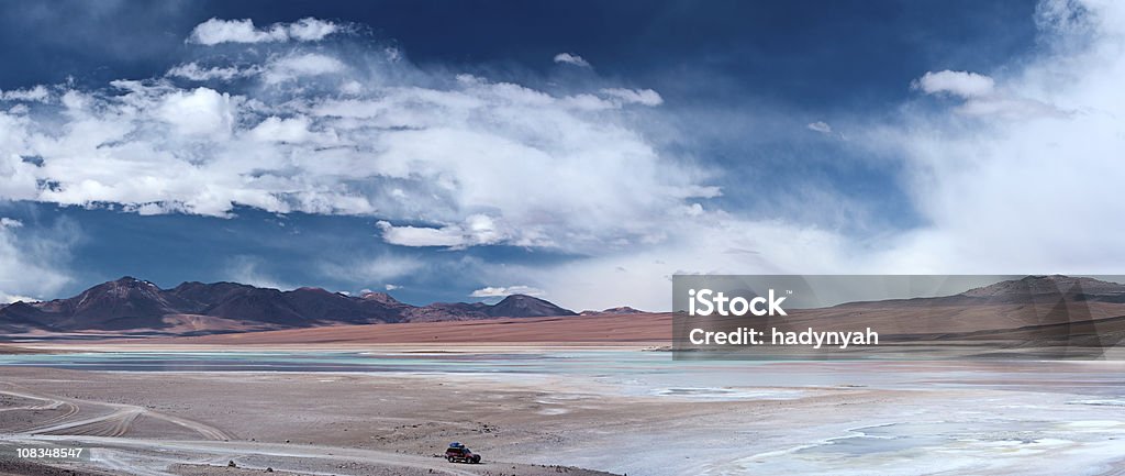 Vista Laguna Blanca, Boliviano Altiplano - Foto stock royalty-free di Foresta amazzonica