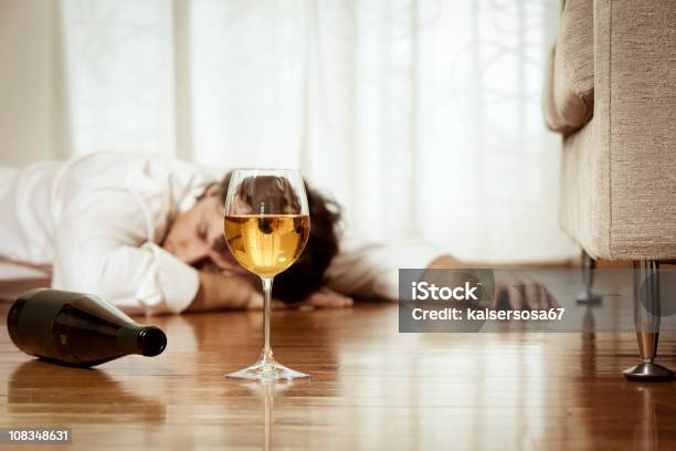 Drunk Man Stock Photo - Download Image Now - Fainting, Drunk, Sleeping