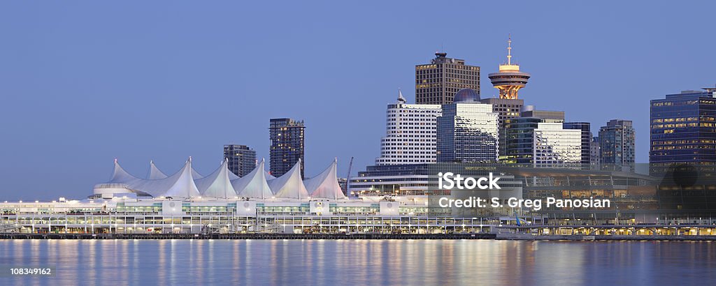 Vancouver Skyline  Vancouver - Canada Stock Photo