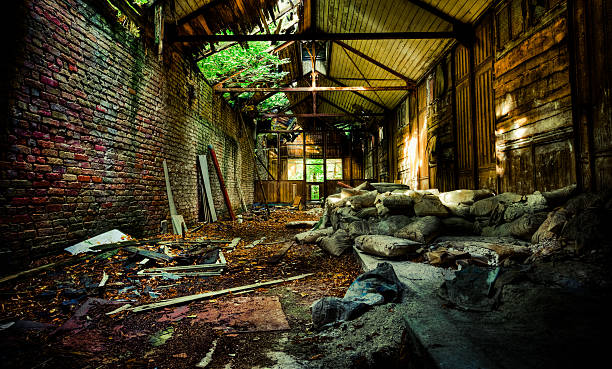 istock Abandoned Ruined Industrial Storage HDR 108349370