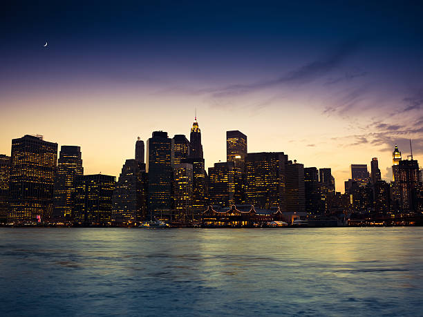 istock Big Apple New York City Night Scene Manhattan 108349419