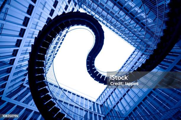 Abstract Stairs Stock Photo - Download Image Now - Building Exterior, Munich, Architecture