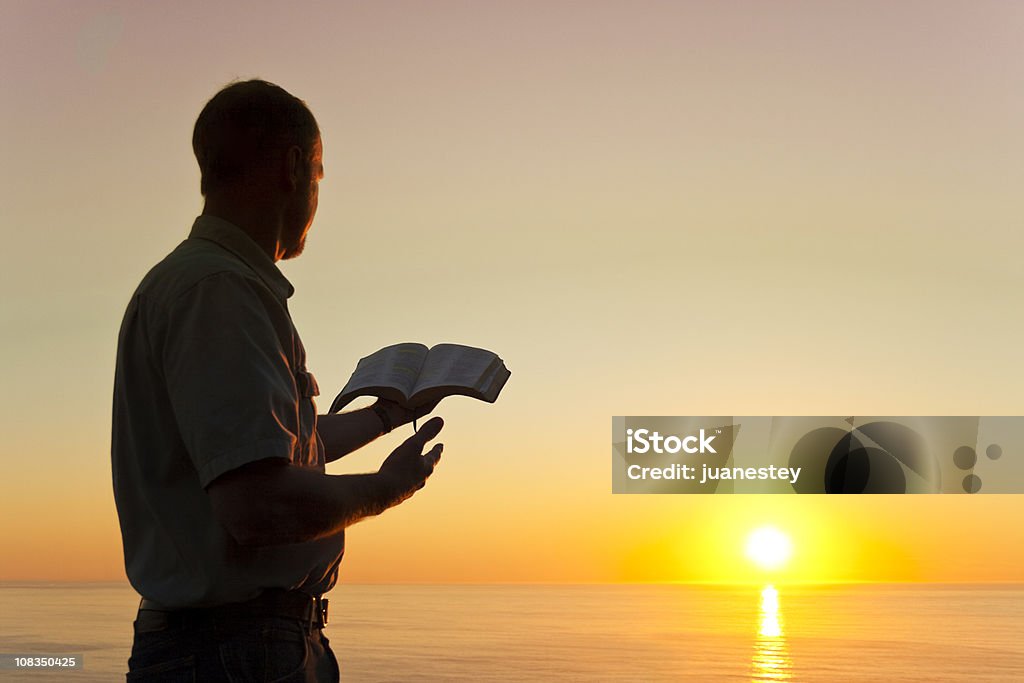 Man Offering Knowledge  Preacher Stock Photo