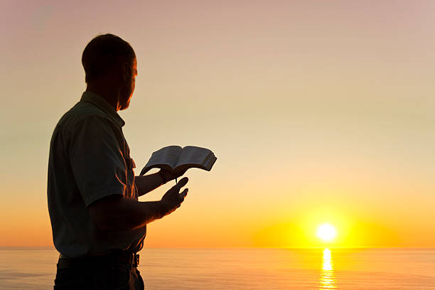 Man Offering Knowledge  gospel stock pictures, royalty-free photos & images