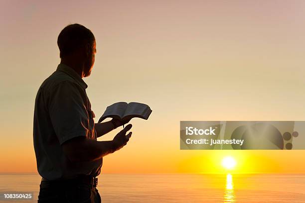 Man Offering Knowledge Stock Photo - Download Image Now - Preacher, Bible, Gospel