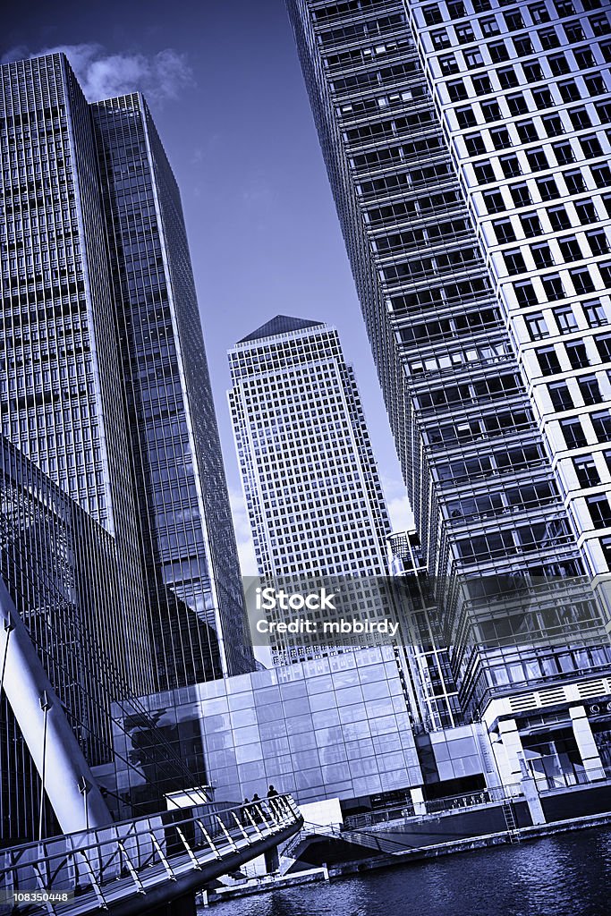 Office buildings in Canary Wharf, London Office buildings in Canary Wharf in London center, financial district. It's a large office and shopping development in East London, located in the London Borough of Tower Hamlets, on West India Docks on the Isle of Dogs. http://santoriniphoto.com/Template-Vetta.jpg Canary Wharf Stock Photo