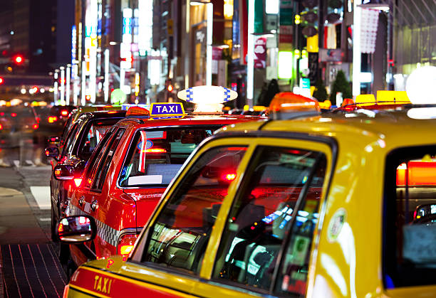 タクシー、日本 - タクシー ストックフォトと画像