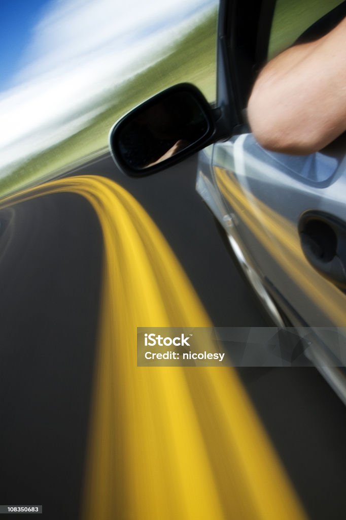 Driving a Car  Adult Stock Photo