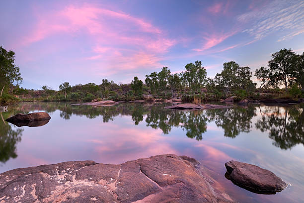 Cairn Curran Reservoir is is a recreational and irrigation weir situated along the Loddon River near the townships of Baringhup, Newstead and Welshmans Reef in Victoria, Australia.