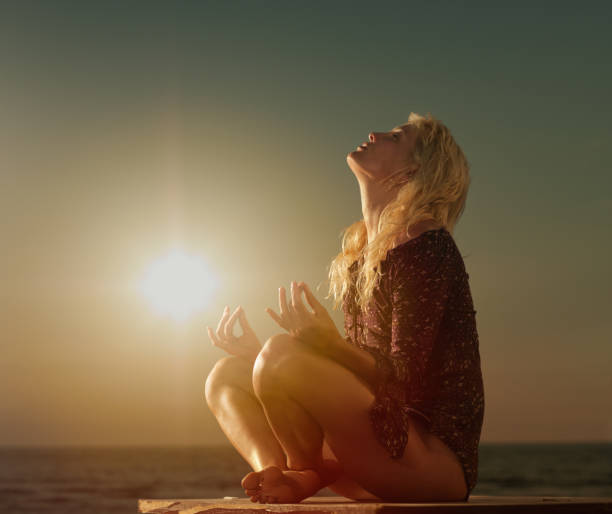 istock young woman doing  yoga 108350868