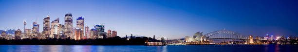 istock Sydney Harbour Bridge and City Skyline in Australia 108351337