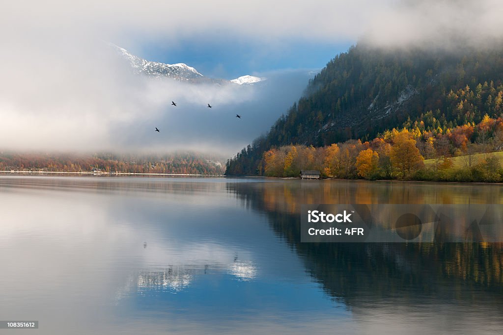 Un inizio dell'autunno mattina-Alpi austriache (XXXL - Foto stock royalty-free di Montagna