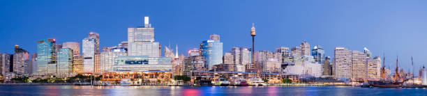 istock Darling Harbour City Skyline in Sydney Australia 108351643