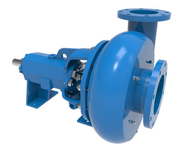 istock Electric water pump 3d illustration isolated on the white background 1083520706