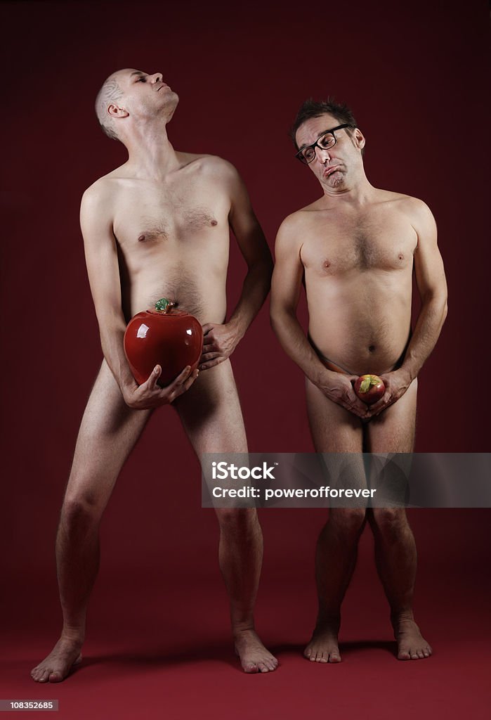 Porównanie jabłka - Zbiór zdjęć royalty-free (Penis)