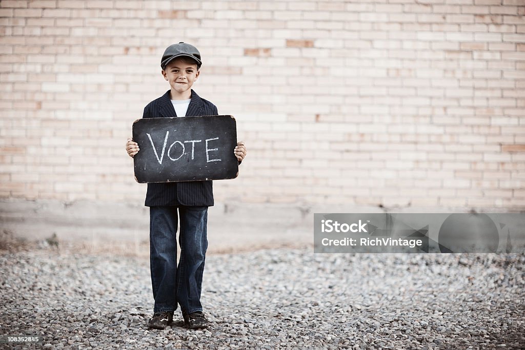 Sair e vota - Royalty-free Criança Foto de stock